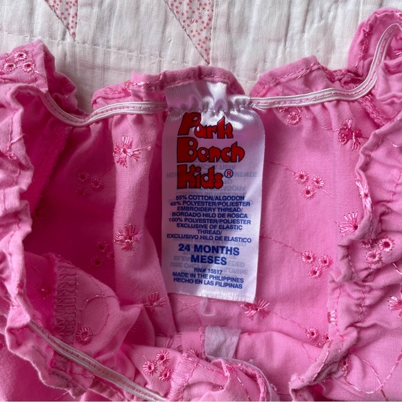 Eyelet pink prairie top - Picture 3 of 6